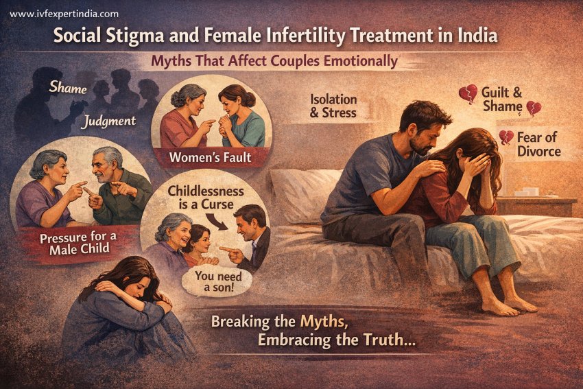 Social Stigma and female infertility treatment in India: Myths That Affect Couples Emotionally