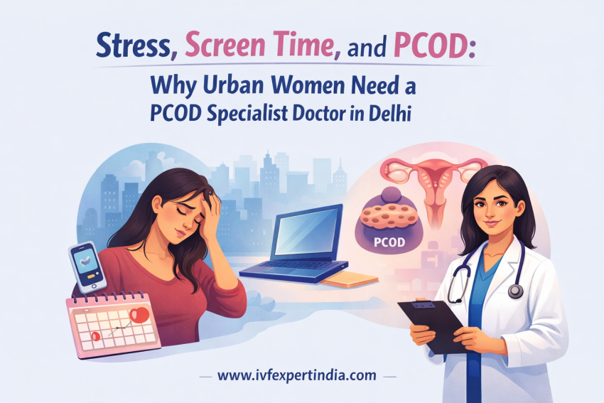 Stress, Screen Time, and PCOD: Why Urban Women Need a PCOD Specialist Doctor in Delhi